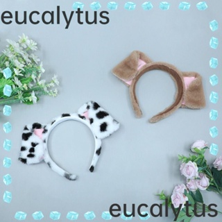 Eucalytus1 ที่คาดผมหูสุนัข คอสเพลย์ โกธิค โลลิต้า เครื่องประดับผม หูสัตว์ ที่คาดผม ผู้หญิง เด็กผู้หญิง