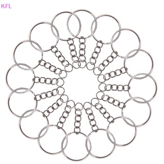 (KFL) ขายดี พวงกุญแจ ห่วงจั๊มพ์ แยกห่วง เครื่องประดับ DIY 100 ชิ้น