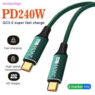 Vhdd PD240W QC3.0 สายชาร์จ USB Type 48V5A 480Mbps ชาร์จเร็ว สําหรับโทรศัพท์มือถือ คอมพิวเตอร์