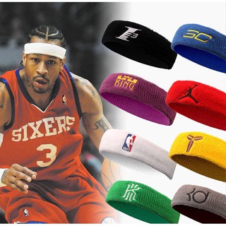 Iverson Hair Band NBA Kobe Basketball Hair Band Curry Headband Sweat-Absorbent UA Anti-Sweat Band Student Headscarf Owen Hm1S