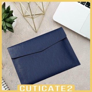 [Cuticate2] กระเป๋าเอกสาร หนัง PU ขนาด A4 อเนกประสงค์ พร้อมช่องใส่ปากกา สําหรับเดินทาง ธุรกิจ