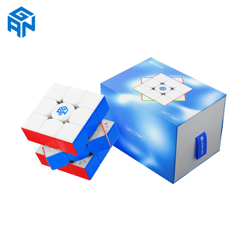 Gan 14 Maglev UV Magnetic Magic Speed Cube GAN14 M สติกเกอร์ Professional Fidget ของเล่น GAN 14M Cub