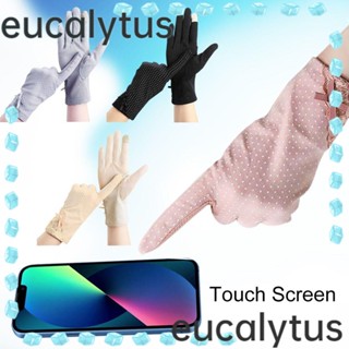 Eucalytus1 ถุงมือผู้หญิง ระบายอากาศ หน้าจอสัมผัส กลางแจ้ง