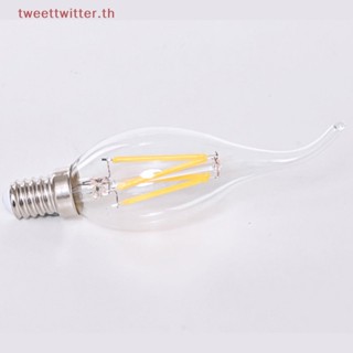 Tweet E14 ใหม่ หลอดไฟ LED 4W AC180-240V สไตล์เรโทร