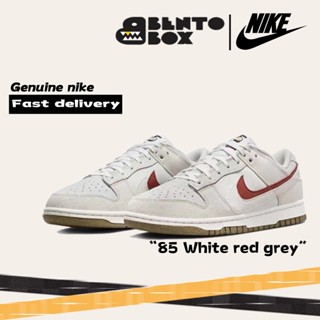 NIKE DUNK LOW SB "White red grey" (85) มของแท้