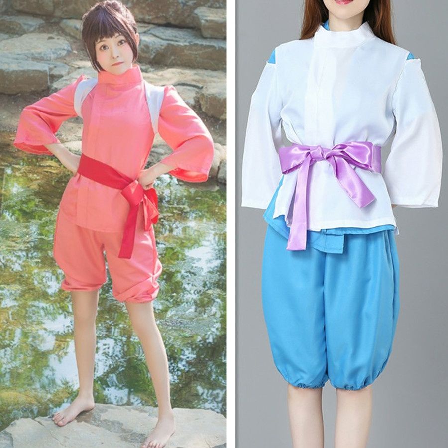 ชุดคอสเพลย์ อนิเมะ Spirited Away Nigihayami Kohakunushi ogino chihiro เหมาะกับปาร์ตี้ฮาโลวีน สําหรับผู้หญิง