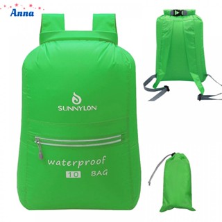 【Anna】Backpack Moisture Nylon Nanometer Resistant Versatile Waterproof PU Taped