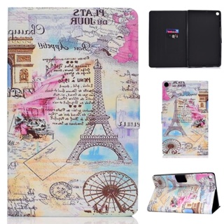 เคสโทรศัพท์มือถือ พิมพ์ลาย Paris Love Heart Dandelion สําหรับ Samsung Galaxy Tab A 8.0 With S Pen 2019 P200 P205