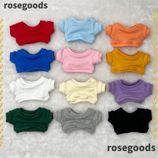 Rosegoods1 เสื้อกันหนาว มีฮู้ด ผ้าฝ้าย ยืดหยุ่น คุณภาพสูง 10 ซม. สําหรับตุ๊กตา