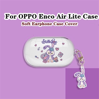 【Ĕĕ】เคสหูฟัง แบบนิ่ม แบบใส ลายสุนัข Kulomi &amp; Laurel สําหรับ OPPO Enco Air Lite