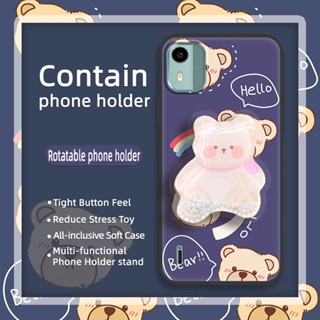 Anti-dust Durable Phone Case For Nokia C12/C12 Pro/C12 Plus/TA-1535 Dirt-resistant glisten TPU Kickstand Cute Fashion Design