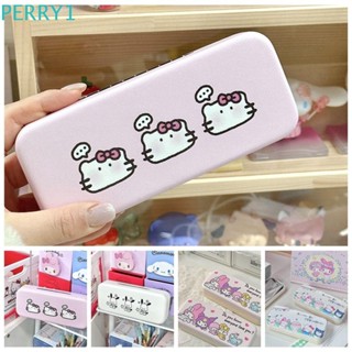 Perry Kuromi เคสแว่นตากันแดด หนัง PU อัลลอย แบบพกพา สําหรับนักเรียน