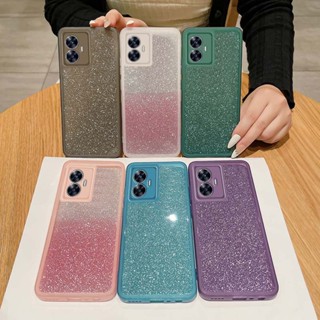 เคสโทรศัพท์มือถือแบบนิ่ม กันกระแทก กันรอยกล้อง ลายดาวระยิบระยับ สําหรับ Realme C55