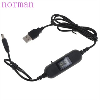 Norman สายเคเบิลแปลงสัญญาณวิทยุไฟฟ้า USB เป็น 1.5V 3V 4.5V 6V 9V 12V