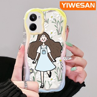 เคสโทรศัพท์มือถือนิ่ม แบบใส ลายดอกไม้ สีสันสดใส สําหรับ Realme 10