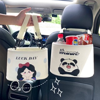 Cartoon Multifunctional Car Seat Back Car Storage Box Car Storage Bag Car Chair Back Shopping Bags Hanging Bag 30E0