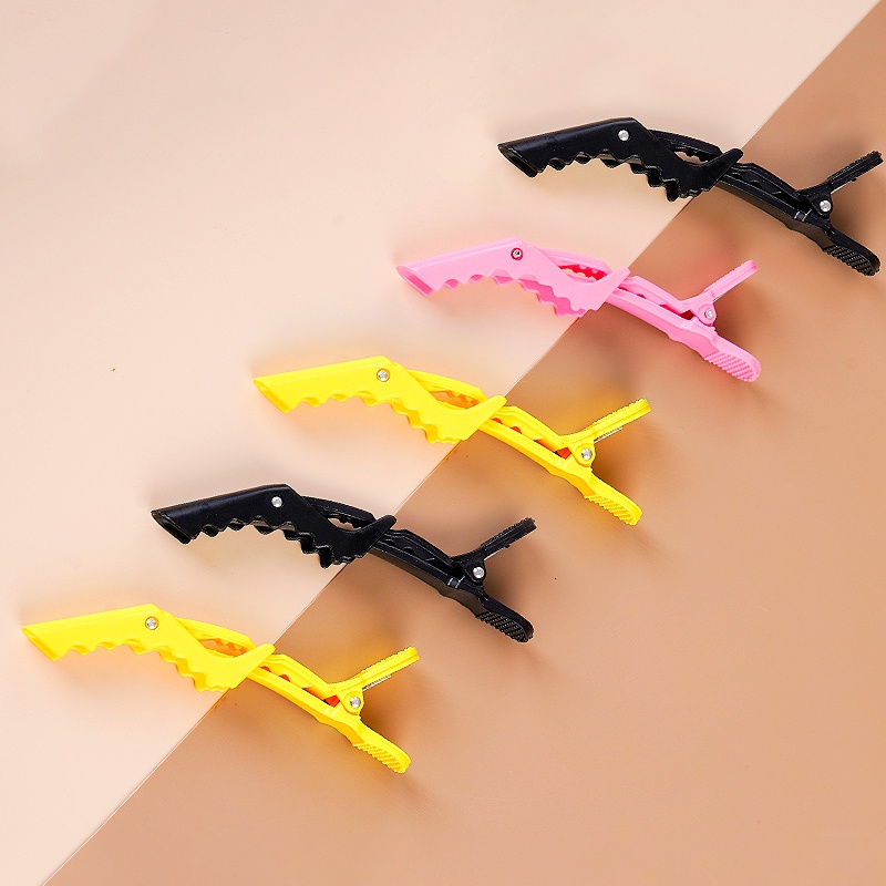 COD💖กิ๊บปากจระเข้หน้าม้าพลาสติกคลิปปากเป็ดผู้หญิงผู้ชายทรงผม ร้านตัดผม - รูปที่ 6