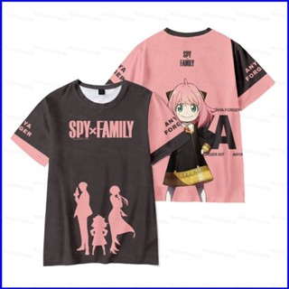 เสื้อยืดแขนสั้นลําลอง ทรงหลวม พิมพ์ลายอนิเมะ SPY x FAMILY Loid Forger Yor Briar Anya พลัสไซซ์ PG1 GP1