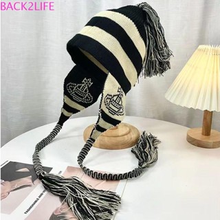 Back2life หมวกบีนนี่น่ารัก ฤดูใบไม้ร่วง ฤดูหนาว ป้องกันหู ชุดคอสเพลย์ พู่ Nana Shinichi หญิง ผู้หญิง หมวกฤดูหนาว