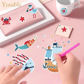 [Yotable.th] สติกเกอร์เพชร รูปนางเงือก DIY สําหรับเด็ก ผู้ใหญ่ ผู้เริ่มต้น