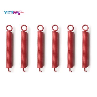 สปริงดึงสะพานสายกีตาร์ ไร้เสียง สีแดง สําหรับกีตาร์ FR TS NR DP 6 in 1