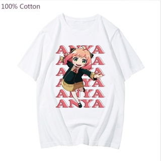 เสื้อยืด แบบนิ่ม พิมพ์ลาย Spy X Family Loid Anya Yor Forger สไตล์สตรีท สําหรับผู้ชาย