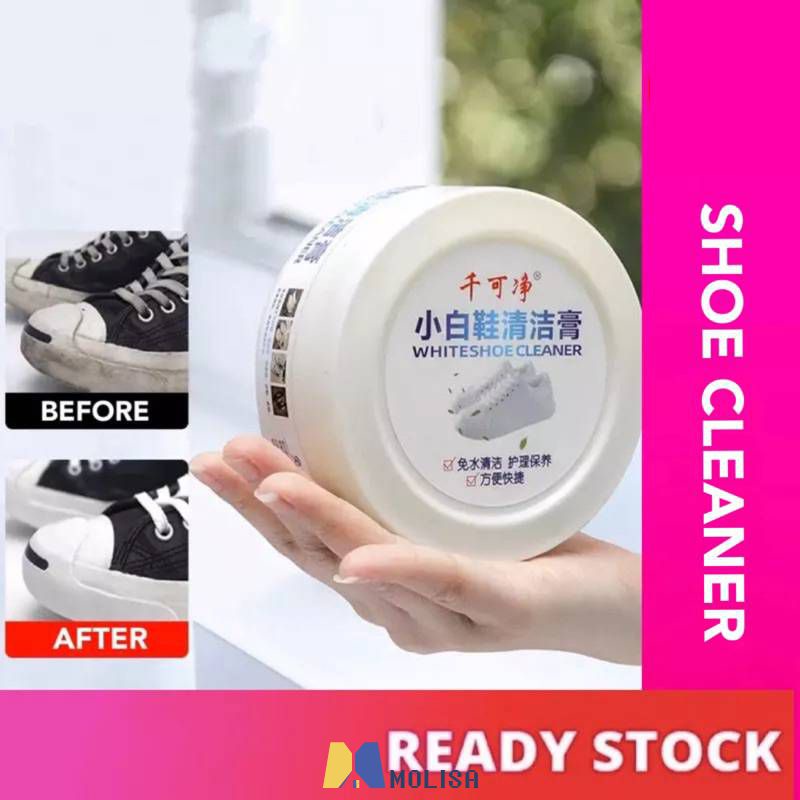 White Shoes Clean Cream Multi-purpose Magic Cleaner Cream For Car Seat Sofa Leather Deco Solid Cleaning (120g) โมลิซ่า