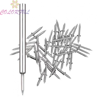 【COLORFUL】Double-Head Skirting Thread Seamless Nail,Double-Headed Nails,Without Marks Nail