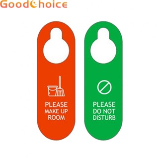 Hanging Doorplate Board Cleaning Disturb Sign Do Not Hanger Label Tags