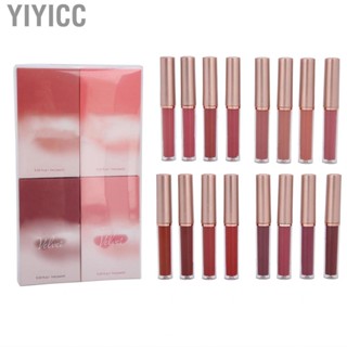 Yiyicc 16x Matte Rich Color Lip Gloss Set Women Lasting  Lipstick Cosmetic