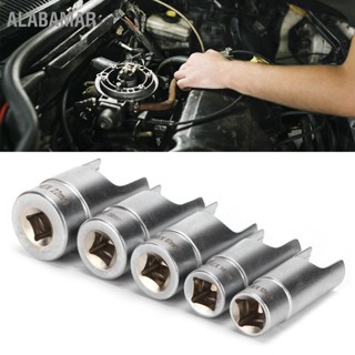 ALABAMAR 3/8inD Elbow Connector Socket Set Fitting Kit Chrome Alum Car Repair Accessories เครื่องมือ