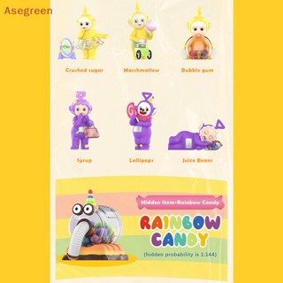 [Asegreen] Teletubbies Fantasy Candy World Series Mystery Box Blind Box Cute Action Figurine ของเล่นสําหรับเด็ก