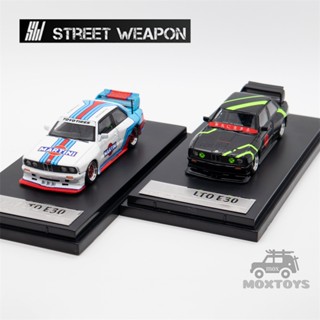 โมเดลรถยนต์ 1:64 LTO E30 Martini White/Matte black Limited 499 Diecast