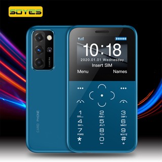Soyes S10P โทรศัพท์มือถือ ขนาดเล็ก 1.77 นิ้ว GSM 800mAh บางพิเศษ MP3 ซิมคู่ HD ไฟฉายกล้อง คีย์บอร์ด โทรศัพท์มือถือ