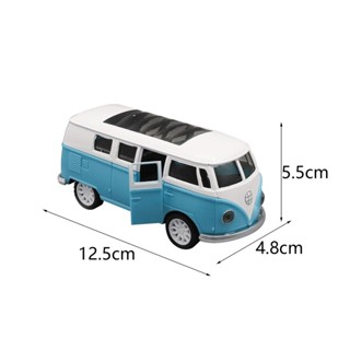 [Blesiya3] โมเดลรถบัสอัลลอย สเกล 1/32 12.5x4.8x5.5 ซม. พร้อมประตูเปิดได้ ของเล่นเสริมการเรียนรู้ สําหรับเด็กผู้ชาย และเด็กผู้หญิง