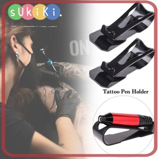 Sukiki รอยสัก|ถาดอะคริลิค ทนทาน สีดํา สําหรับวางปากกาสัก