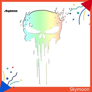 Skym* สติกเกอร์สะท้อนแสง ลายกะโหลก วัดความเร็วเลือด สําหรับติดตกแต่งรถยนต์ รถจักรยานยนต์