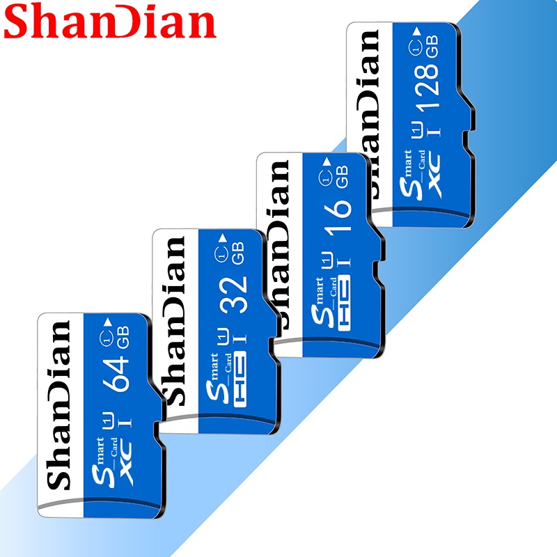 Shandian การ์ดหน่วยความจําคุณภาพสูง 128GB Class 10 การตรวจสอบภายนอก 8GB หุ่นยนต์ UAV สมาร์ทการ์ด SD 16GB กล้อง TF การ์ด 32GB Tachograph การ์ดแฟลช 64GB