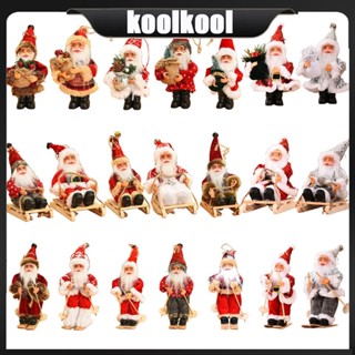 Kool ตุ๊กตาซานตาคลอส สกี คริสต์มาส สําหรับแขวนตกแต่งต้นคริสต์มาส