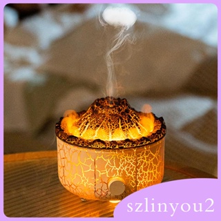 [szlinyou2] เครื่องทําความชื้น กระจายน้ํามันหอมระเหย แบบพกพา สําหรับโยคะ กลางคืน สํานักงาน