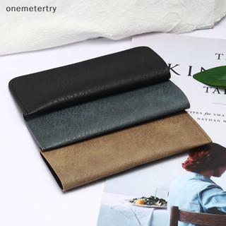 Onem กล่องใส่แว่นตา หนัง PU พับได้ กันฝุ่น แบบพกพา สําหรับอ่านหนังสือ แว่นตากันแดด ผู้ชาย ผู้หญิง ของขวัญ