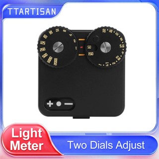 TTArtisan Light Meter สองหน้าปัด Cold Shoe กล้องฟิล์ม DSLR เครื่องวัดแสงสำหรับกล้องถ่ายรูป