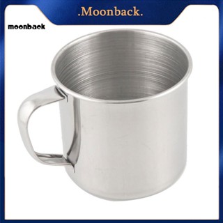 &lt;moonback&gt; แก้วกาแฟ ชา สเตนเลส สําหรับตั้งแคมป์ เดินป่า กลางแจ้ง สํานักงาน โรงเรียน ของขวัญ