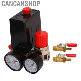 Cancanshop Air Compressor Pressure Switch 0-180PSI Union Ball Valve Kit Replacement Parts Accessories