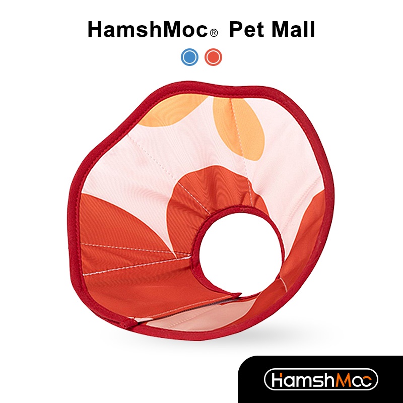HamshMoc กรวยแมวปรับอลิซาเบธปลอกคอกันน้ําสัตว์เลี้ยงการกู้คืนปลอกคอป้องกันการกัดเลียใช้เพื่อคืนแผลรักษาหลังการผ่าตัดสําหรับสุนัขแมวสัตว์เ