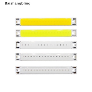 Bsbl ขายดี แถบไฟ LED COB 3V 3.7V DC 60 มม. 8 มม. 3W สีขาว น้ําเงิน แดง สําหรับจักรยาน DIY