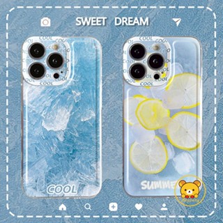 เคสโทรศัพท์มือถือ TPU แบบนิ่ม ลายเลม่อน ป้องกันเลนส์ สําหรับ Xiaomi 12 12S 12X Mi 11T Pro 11 Lite Poco M4 M3 Pro C31 X3 GT F3