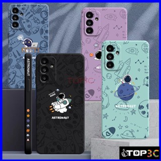 เคส Samsung A54 5G เคส Samsung A34 5G A24 A14 A04S A13 5G A01 A02 M02 A03 Core A03s A02S A03 เคสโทรศัพท์มือถือ ลายนักบินอวกาศ Nasa TKA สําหรับ