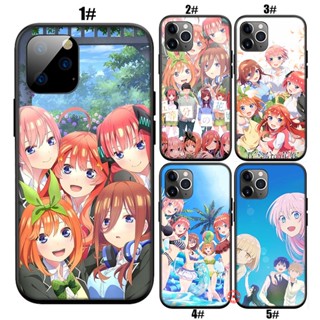 Pj102 เคสโทรศัพท์มือถือแบบนิ่ม ลาย The Quintessential Quintuplets สําหรับ iPhone 5 5S 6 6S 7 8 11 Pro Max Plus SE XR