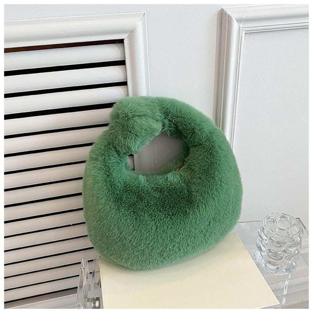 UUMIR   กระเป๋าคลัทช์ หูหิ้ว รูปพระจันทร์ แบบครึ่งหนึ่ง ให้ความอบอุ่น แฟชั่นสําหรับสตรี - รูปที่ 7